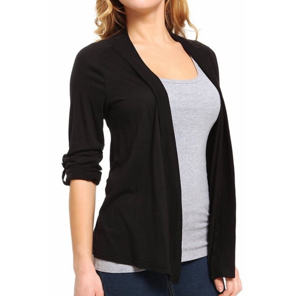 Splendid Lightweight Cardi in Black
